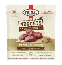 Primal Primal Cat Frozen Nugget Venison 3lbs