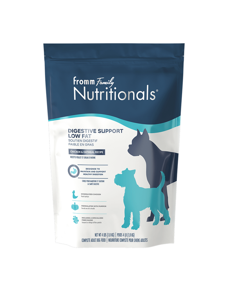 Fromm FROMM DOG NUTRITIONALS DIGESTIVE SUPPORT LOW FAT CHICKEN & OATMEAL 4LBS
