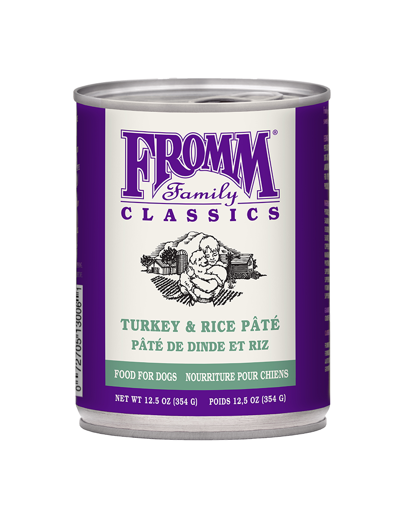 Fromm Fromm Family Classics Turkey & Rice Pate Canned Dog Food 12.5oz