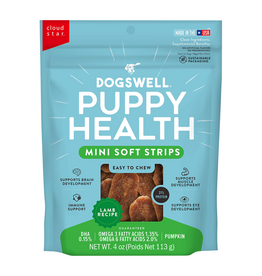Dogswell Dogswell Dog Lifestage Puppy Treats Mini Soft Strips Lamb 4oz
