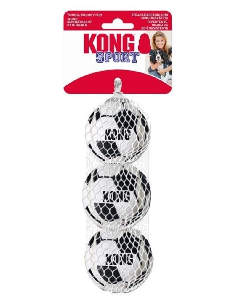 Kong Kong Sport Soccer Balls 3-Pack Small Dog Toy