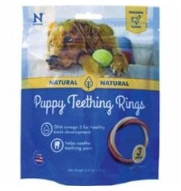 N-Bone Puppy Teething Ring Chicken Flavor 3 pack