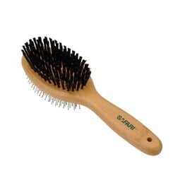 Coastal Pet Products Coastal Safari Dog Pin & Bristle Combo Brush / Bamboo Handle LRG