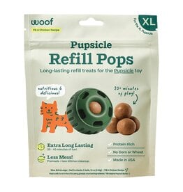 woof Woof Dog Chicken Peanut Butter Pops XLarge 12oz