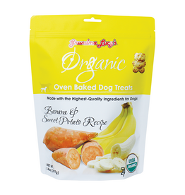 Grandma Lucy's Grandma Lucy's Dog Treats Organic Baked Banana & Sweet Potato 14 oz