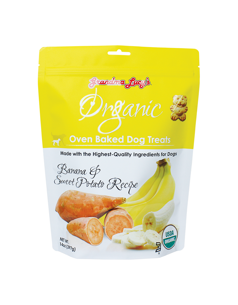Grandma Lucy's Grandma Lucy's Dog Treats Organic Baked Banana & Sweet Potato 14 oz