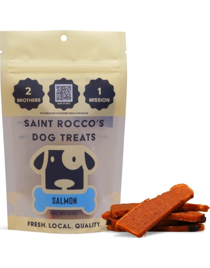 SAINT ROCCO'S Salmon Dog Treats 3oz