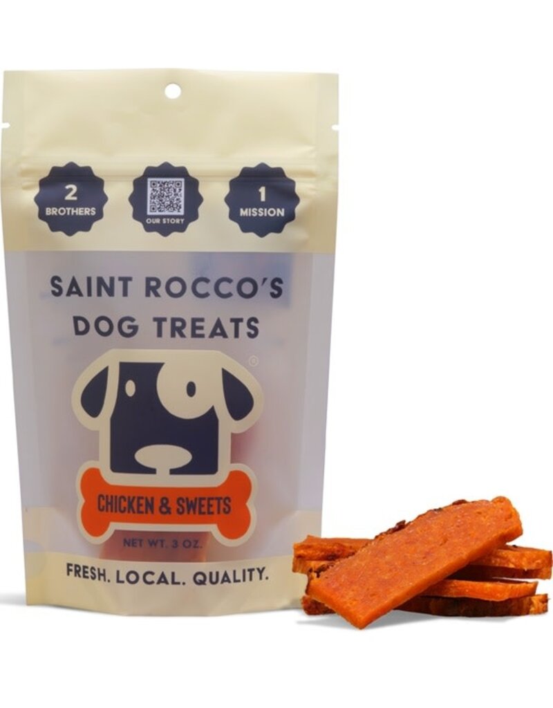 SAINT ROCCO'S Chicken & Sweets Dog Treats 3oz