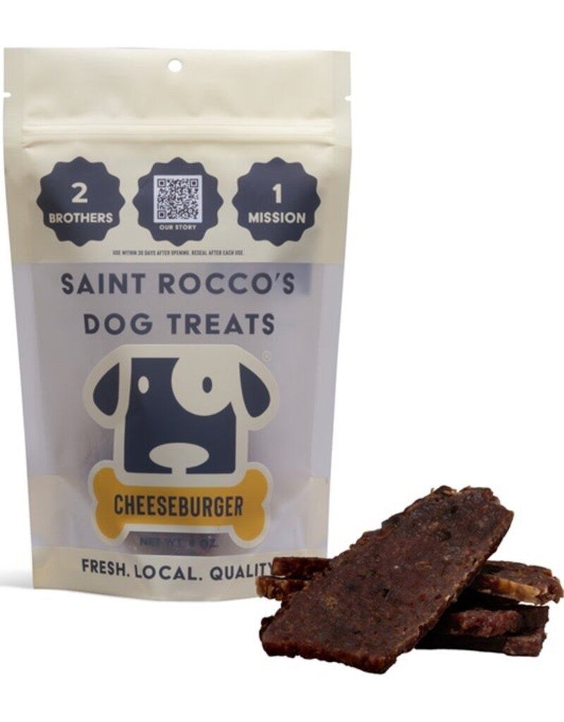SAINT ROCCO'S CheeseBurger  dog treat 8oz
