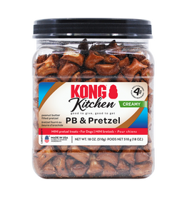 Kong Kong Dog Kitchen Creamy Peanut Butter & Pretzel 18oz