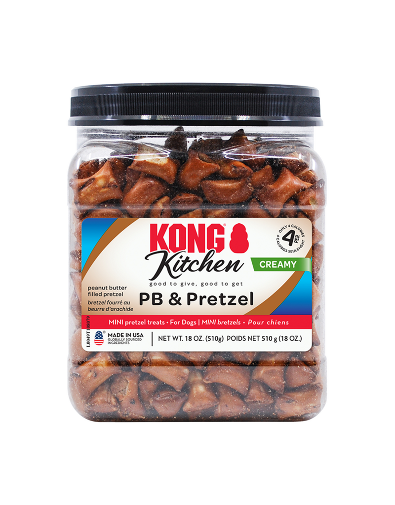 Kong Kong Dog Kitchen Creamy Peanut Butter & Pretzel 18oz