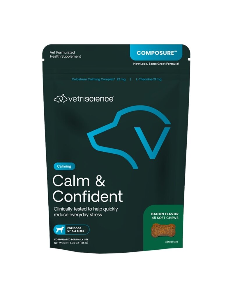 Vetri-Science VetriScience Bacon Flavored Composure Calming Treats For Dogs 45 Count