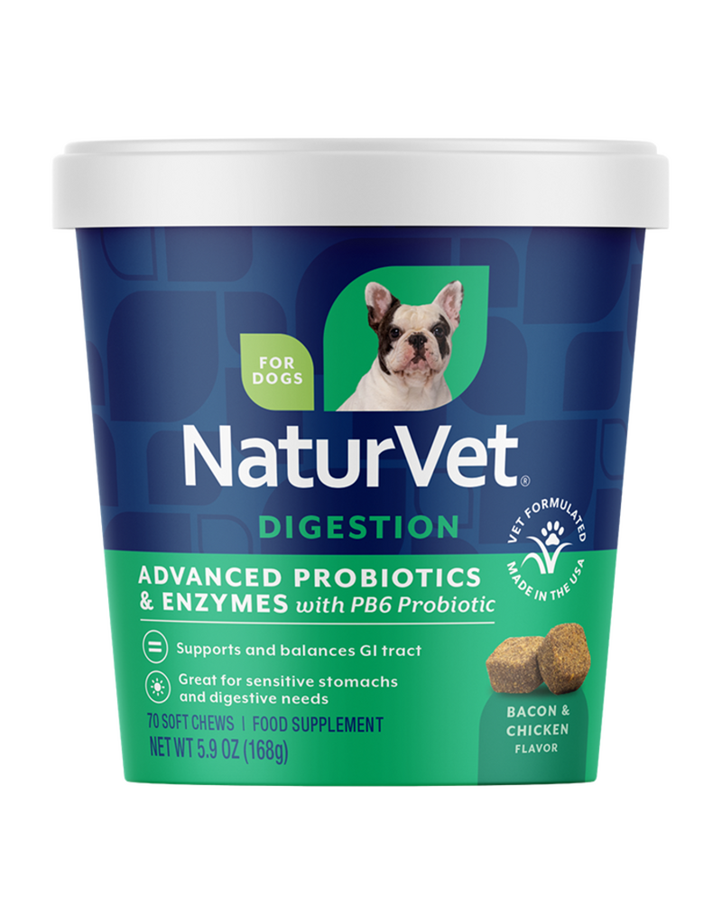 NaturVet Naturvet Dog Advanced Probiotics Chew - 70CT