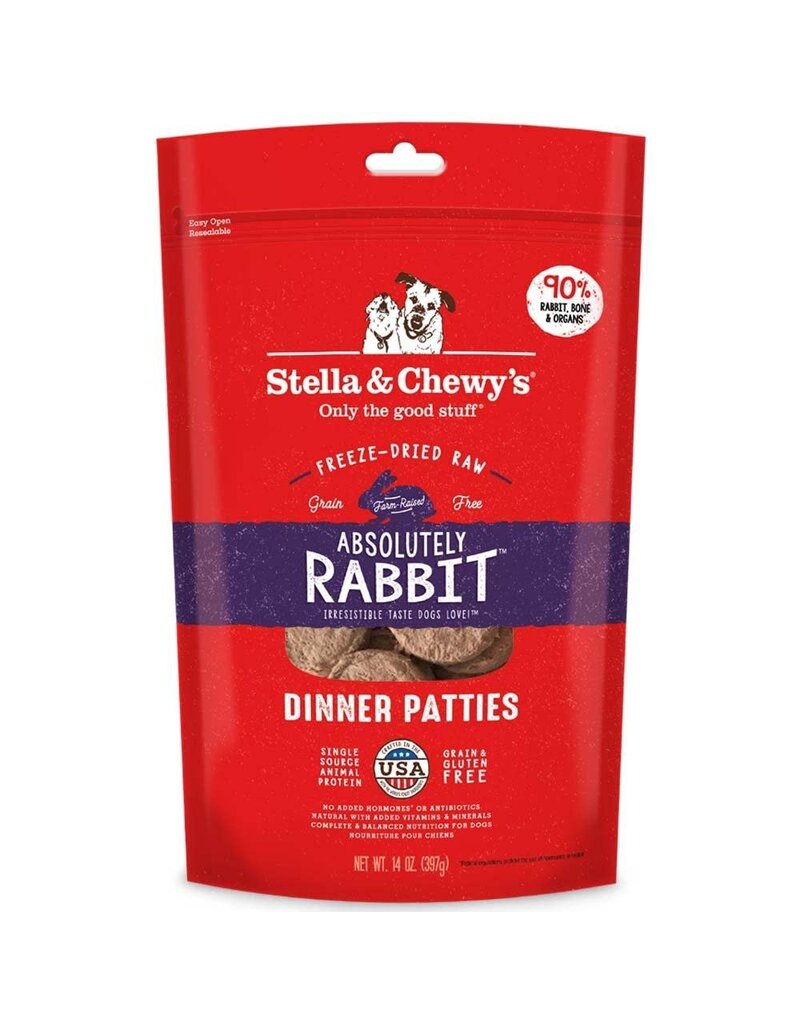 Stella & Chewy's Stella & Chewy's Freeze Dried Raw Absolutely Rabbit Dinner Patties For Dogs 5.5oz