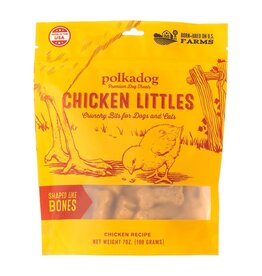 Polka Dog Bakery Dog Chicken Little Bones 7oz Pouch