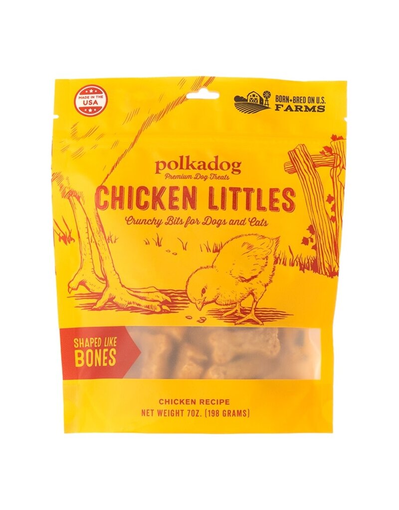Polka Dog Bakery Dog Chicken Little Bones 7oz Pouch
