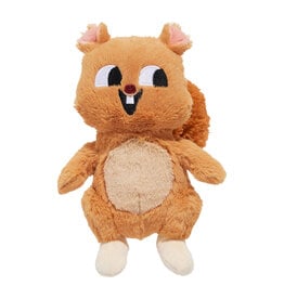 Bark Bark Pearl Squirrel Brown Plush Dog Toy All Sizes
