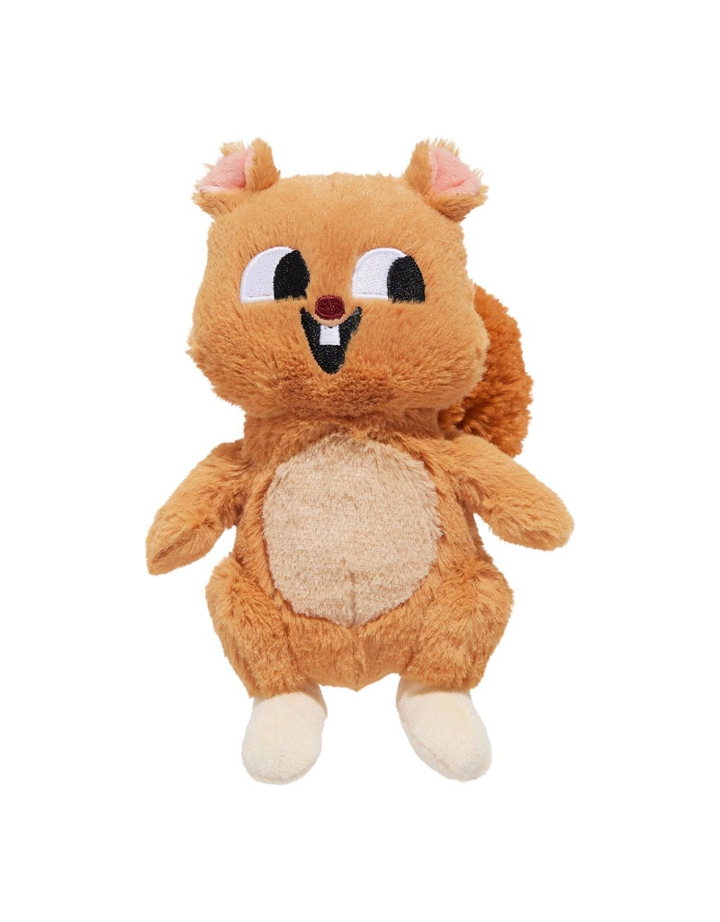 Bark Bark Pearl Squirrel Brown Plush Dog Toy All Sizes