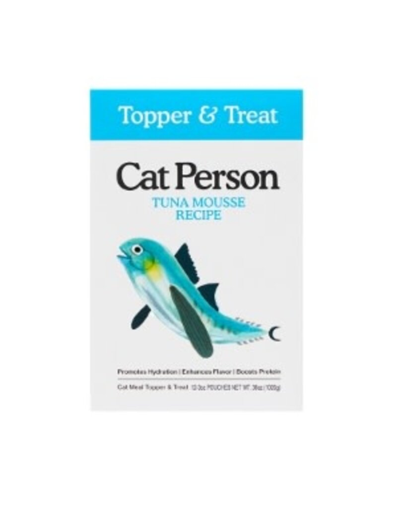 Cat Person Cat Person Cat Grain Free Mousse Tuna Recipe 3oz Pouch - 12 Pack