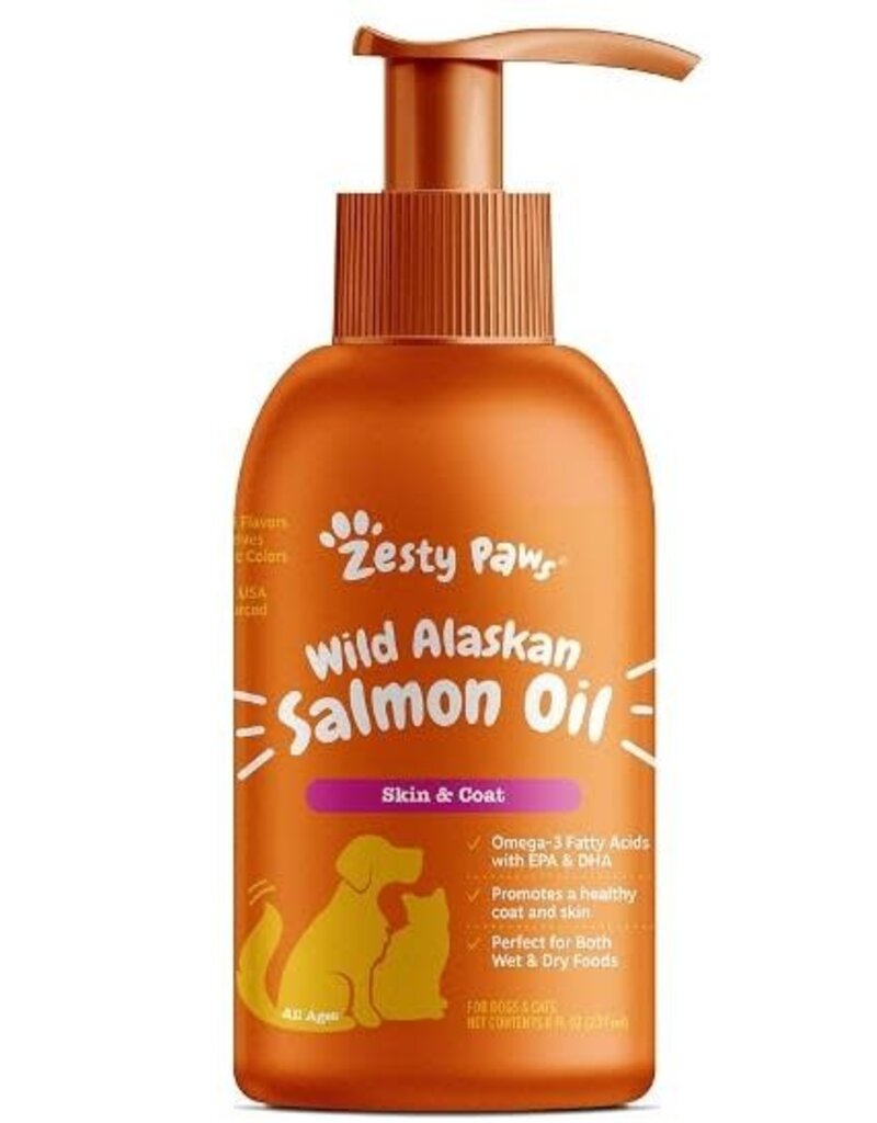 Zesty Paws Zesty Paws Wild Alaskan Salmon Oil Formula 8 oz