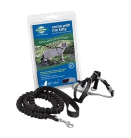 Petsafe Petsafe Cat Come With Me Kitty Harness and Bungee Leash Black Medium