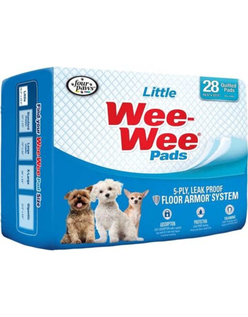 Four Paws Four Paws Little Dog Wee Wee Pads 28 ct 16.5" x 23.5"