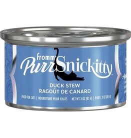 FROMM PURRSNICKITTY CC 3oz/12 DCK STEW ADULT