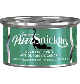 FROMM PURRSNICKITTY CC 3oz/12 DCK LVR PATE ADULT