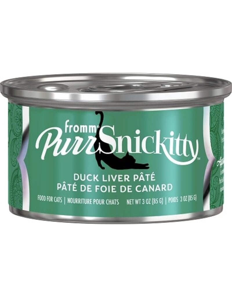 FROMM PURRSNICKITTY CC 3oz/12 DCK LVR PATE ADULT