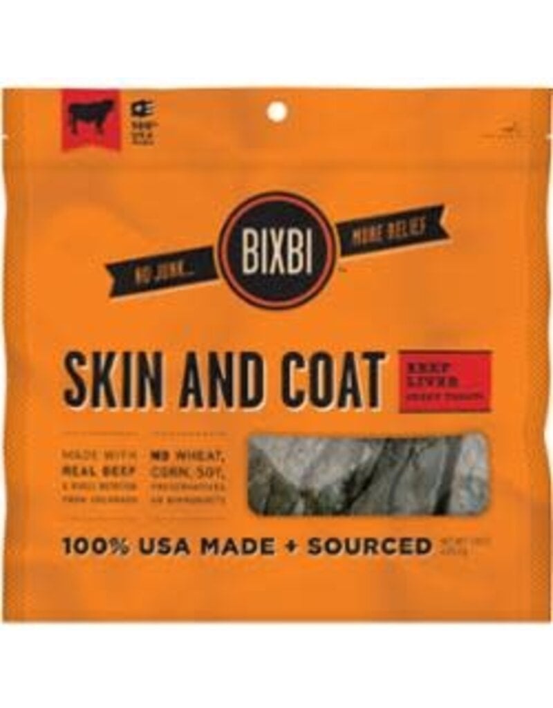 Bixbi Bixbi Jerky Skin & Coat 12oz Beef Lung