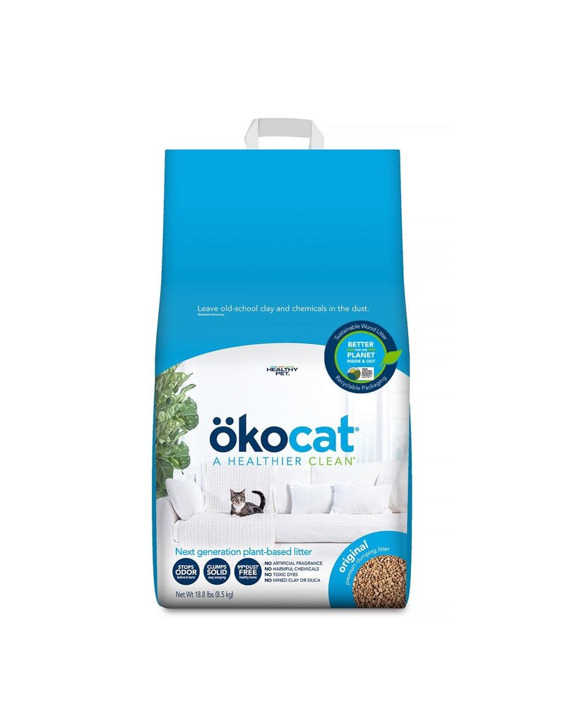 okocat Okocat Original Wood Clumping Cat Litter 18.8 lb