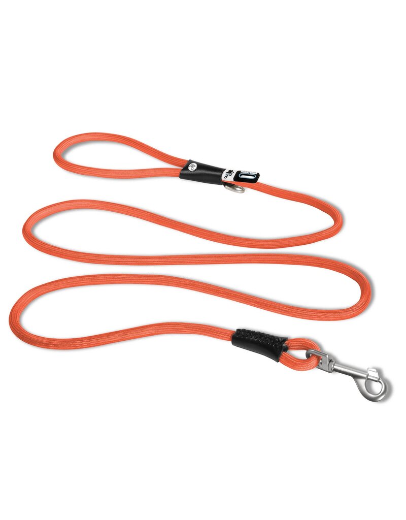 Curli Curli Stretch Comfort Leash Sun Orange Medium