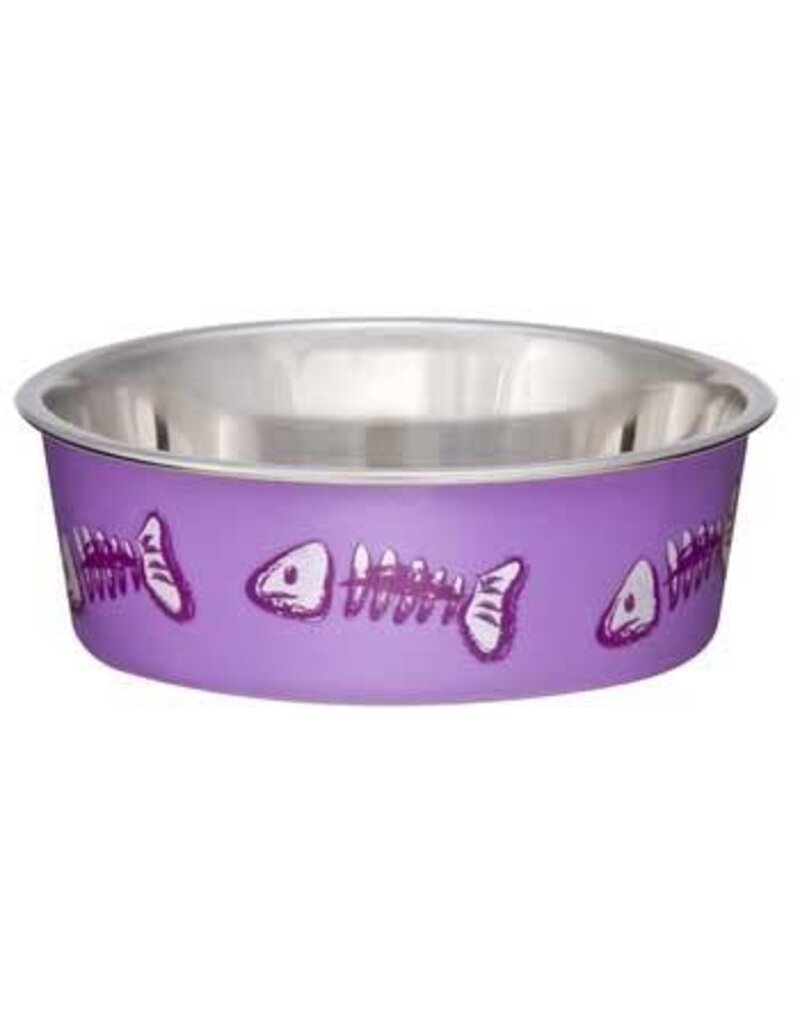 Loving Pets Bella Bowl Skeleton Lilac X Small