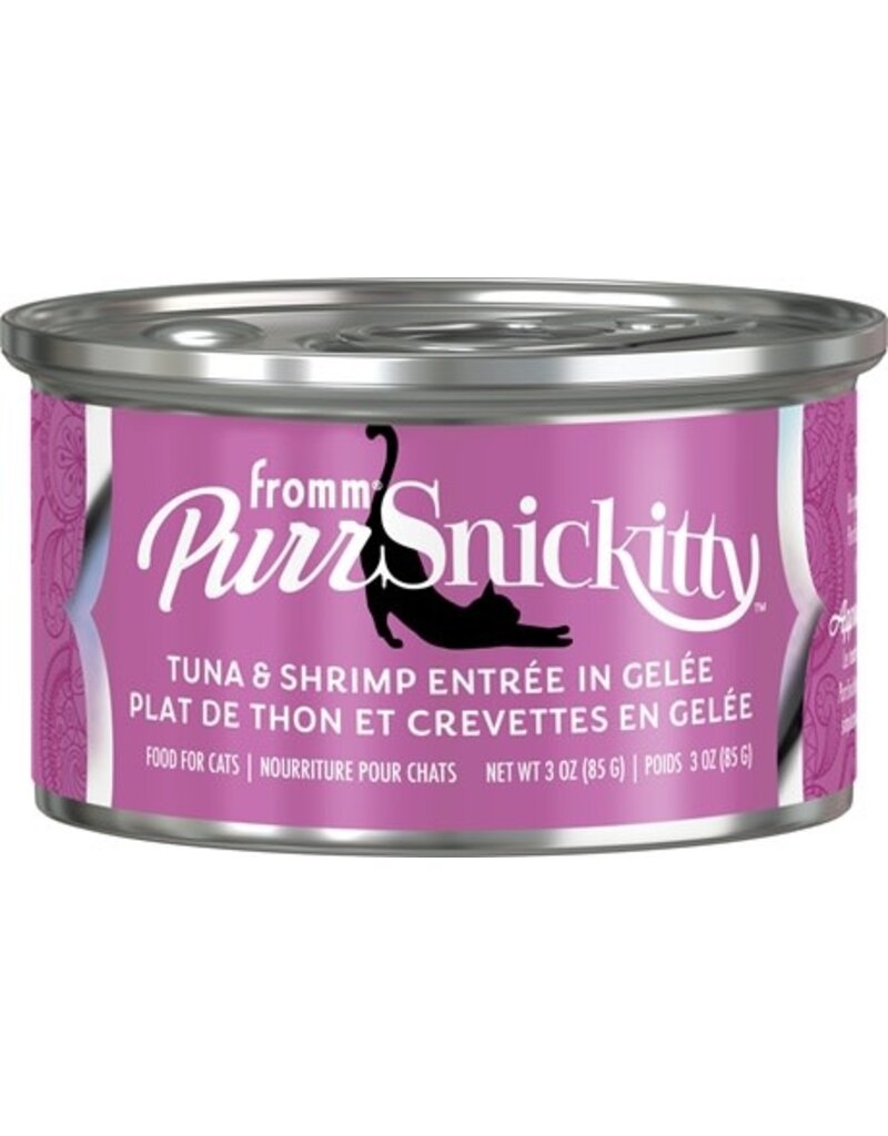 FROMM PURRSNICKITTY CC 3oz/12 TUNA SHRMP IN GELEE ADULT