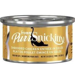 FROMM PURRSNICKITTY CC 3oz/12 SHREDDED CHKN IN GELEE ADULT