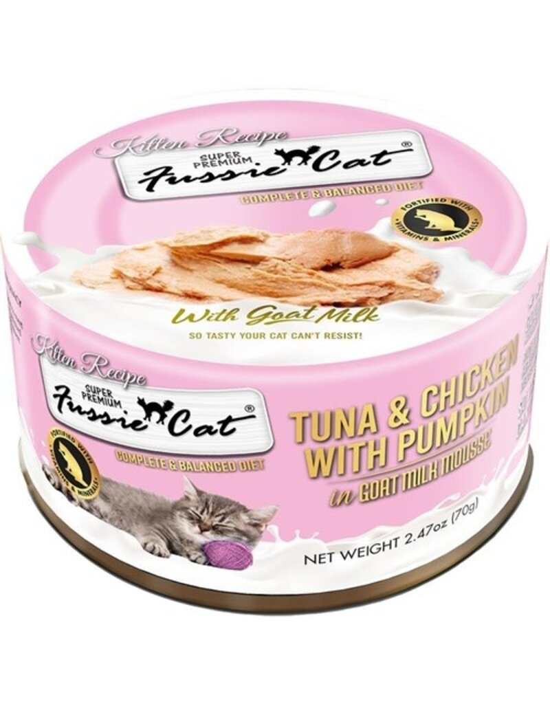 Fussie Cat Fussie Cat Kitten Mousse Tuna & Chicken Goat Milk 2.4 oz