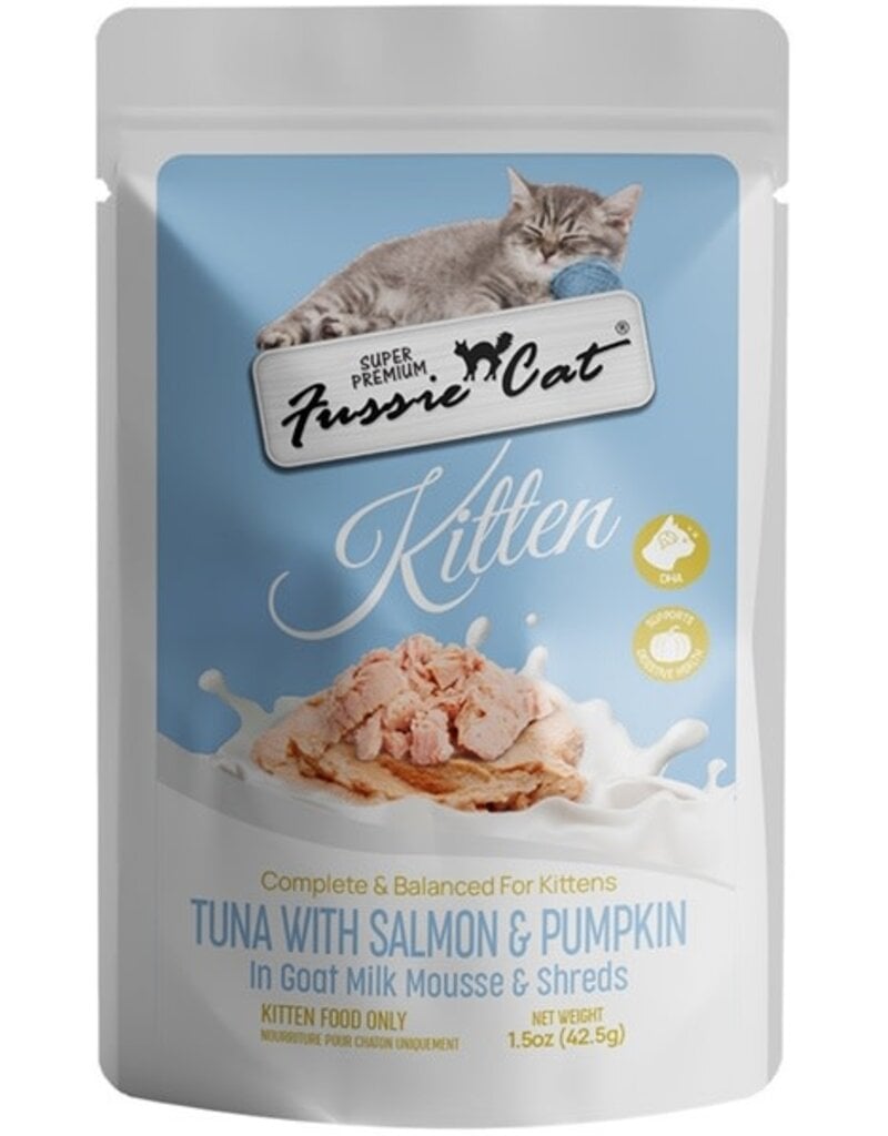 Fussie Cat Fussie Cat Kitten Tuna Goat Milk Mousse & Shreds 1.50 oz