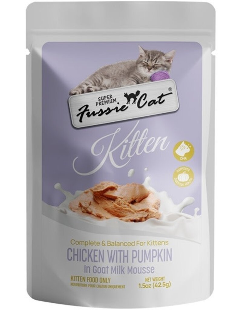 Fussie Cat Fussie Cat Kitten Chicken Goat Milk Mousse & Shreds 1.50 oz
