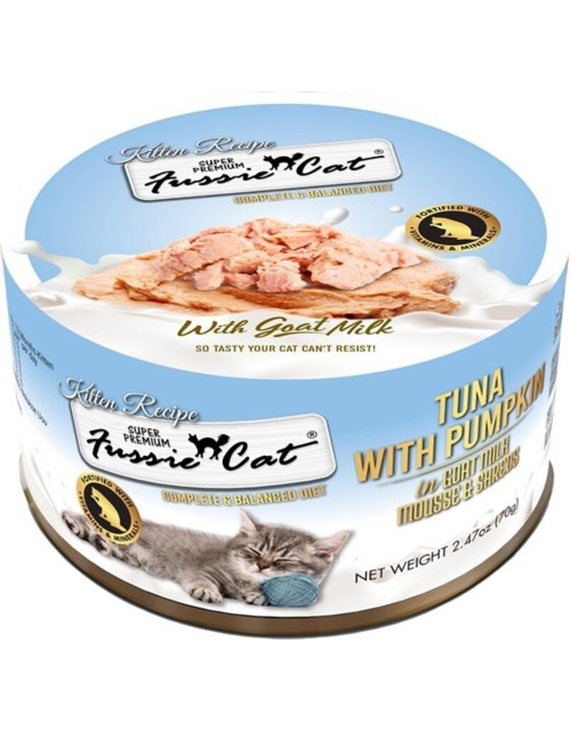 Fussie Cat Fussie Cat  Kitten Mousse Tuna Goat Milk 2.47 oz