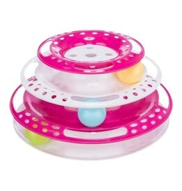 trixie Trixie Cat Catch The Balls Circle Track Pink