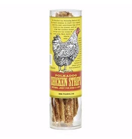 PolkaDog Chicken Jerky Strips Dog Treats Tube 4 oz