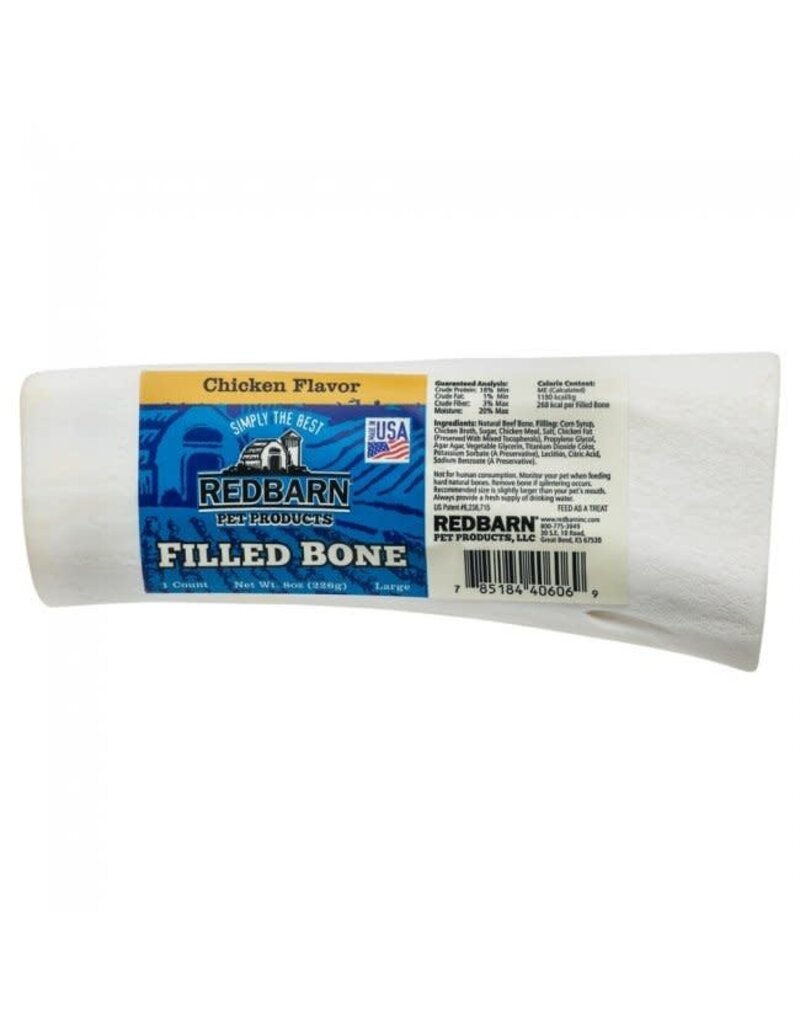 Red Barn Redbarn Dog Large Chicken Filled Bone