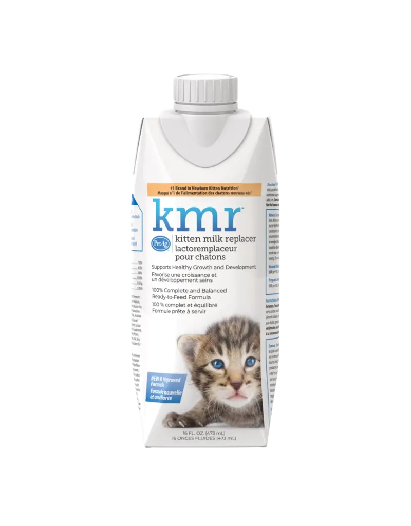 PetAg Pet-Ag KMR Kitten Milk Replacer Liquid Ready-to-Feed 16 oz
