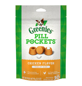 Greenies Greenies Pill Pockets Dog Tablet Chicken 3.2 oz