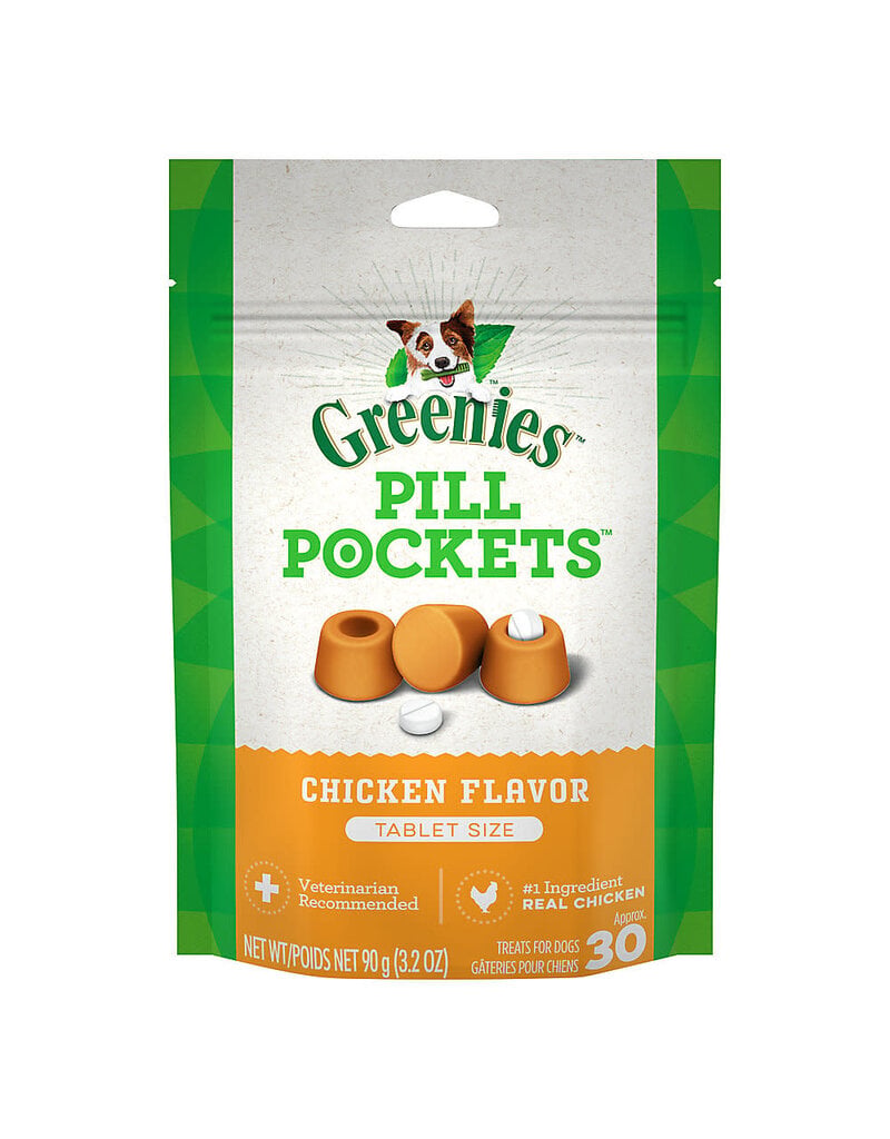 Greenies Greenies Pill Pockets Dog Tablet Chicken 3.2 oz