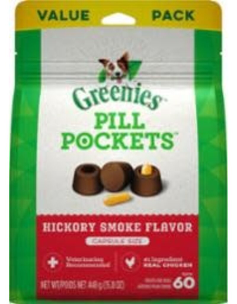 Greenies Greenies Dog Pill Pockets Canine Hickory Smoke Flavor Capsule 15.8 oz