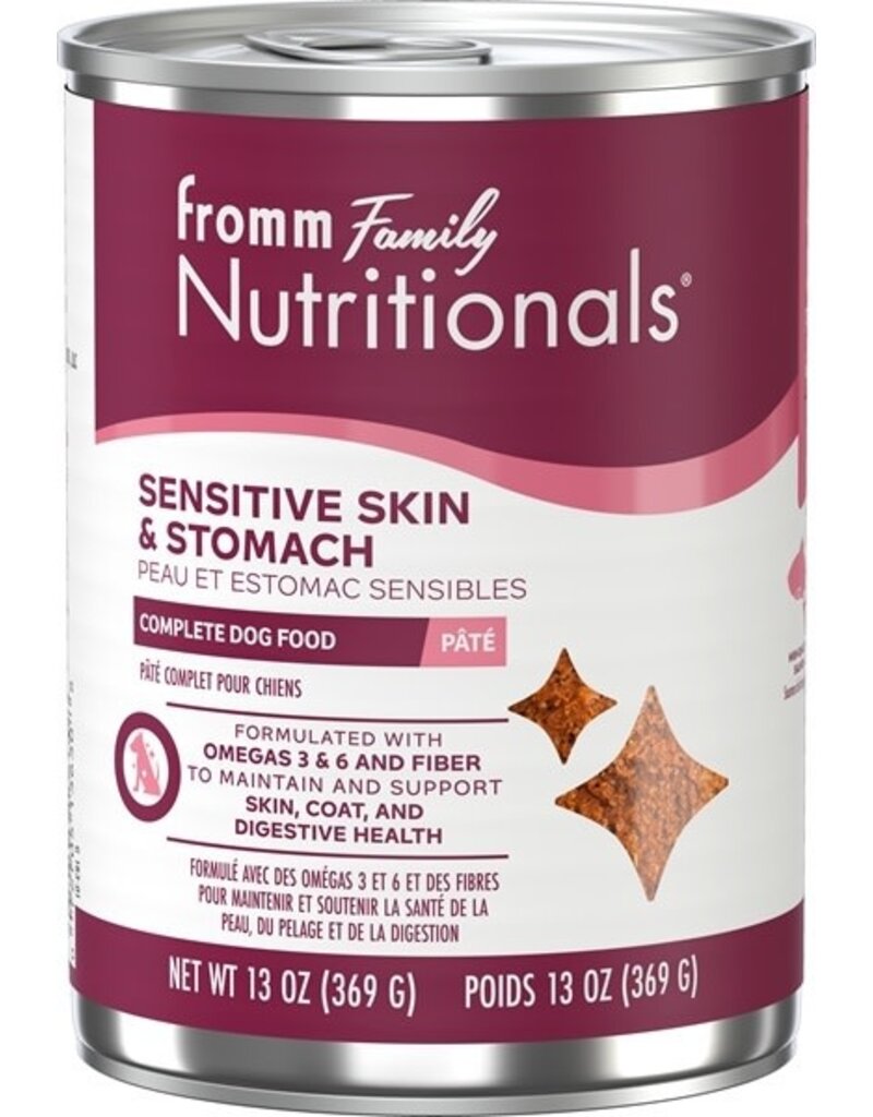 FROMM NUTRITIONALS SENSITIVE SKIN STOMACH PATE 13oz