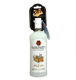 Tuffy's Silly Squeaker Liquor Bottle Bark Party, Squeaky Dog Toy