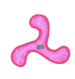 Tuffy's DuraForce Jr Boomerang - Pink, Durable, Squeaky Dog Toy