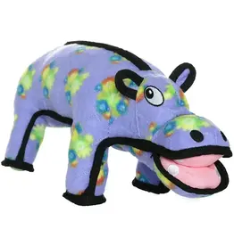 Tuffy's Tuffy Jr Zoo Hippo, Durable, Squeaky Dog Toy